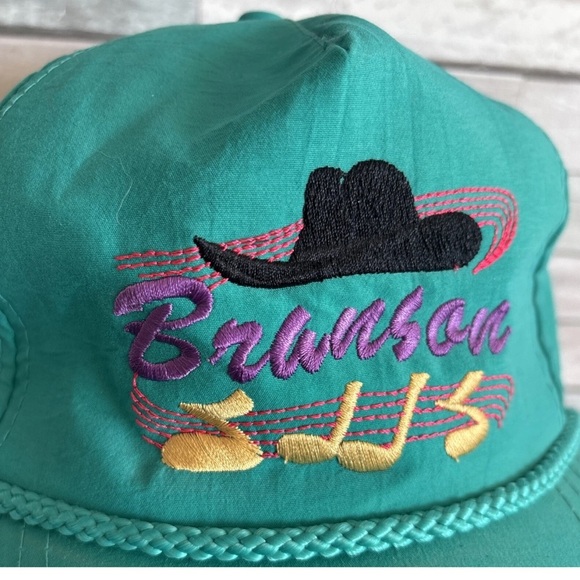 Vtg Hat Signed Eddie Rabbitt Branson Missouri Country Music Trucker Snapback Cap - Picture 6 of 14